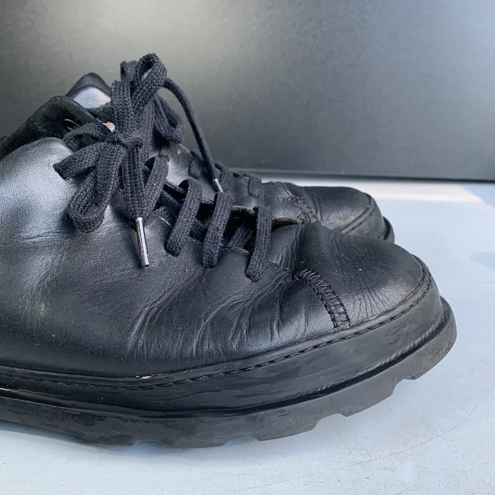 Camper Brutus Shoes Men’s Black Leather Lace Up Formal Dress Comfort Wear‎ 9/9.5